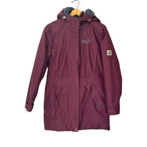 Jack Wolfskin Women's Texapore Waterproof Insulated Long Parka Jacket Small